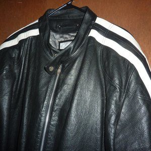 Wilson's Leather Jacket Black/White Size XXL